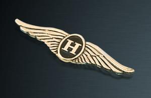Złoty emblemat skrzydła "H" 2-8