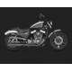 Wydechy Blackout 2-Into-1 Vance & Hines 47501